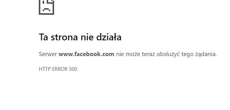 Globalna awaria Facebooka